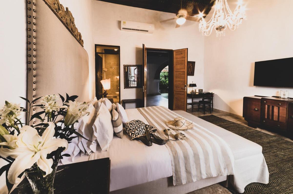 Hotel Boutique Casa Del Arzobispado Cartagena Екстер'єр фото